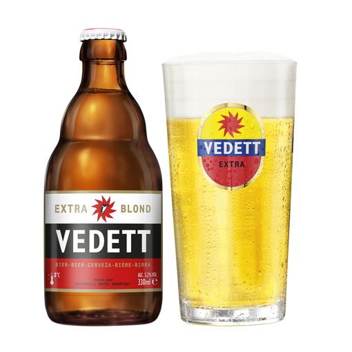 Afbeeldingen van VEDETT EXTRA BLOND 33CL