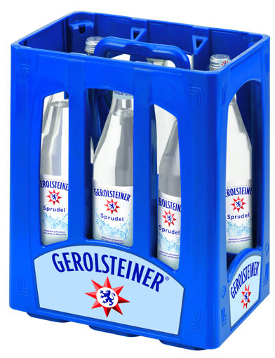 Afbeeldingen van GEROLSTEINER SPRUDEL GLAS 6X1L