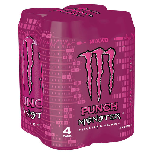 Afbeeldingen van MONSTER MIXXD PUNCH-KO BLIK 4X50CL