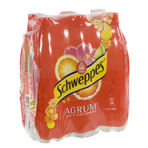 Afbeeldingen van SCHWEPPES AGRUM PET REGULAR 50 CL PAK 6 ST