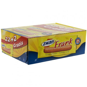 ZWAN NATTE WORST MOSTERD DOOS 22+2 GR Afbeeldingen van ZWAN NATTE WORST MOSTERD DOOS 22+2 GR