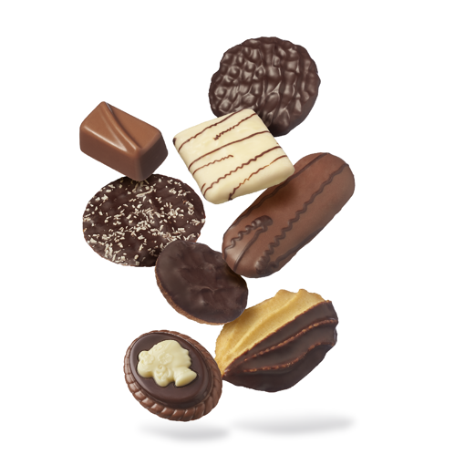 Afbeeldingen van ELITE CHOCOLATE SENSATIONS  KOEKJESMIX 120 STUKS - Op bestelling