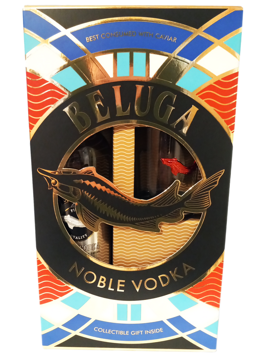 Toon details van BELUGA + GLAS GIFT SET 70CL Afbeeldingen van BELUGA + GLAS GIFT SET 70CL