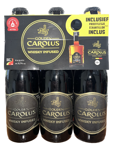 Afbeeldingen van GOUDEN CAROLUS WHISKY INFUSED 6X33CL