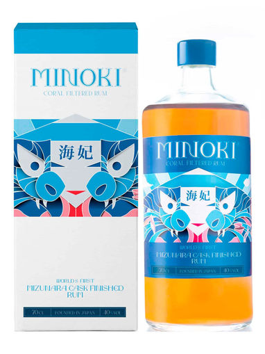 Afbeeldingen van MINOKI MIZUNARA CASK FINISHED RUM 40° 70CL