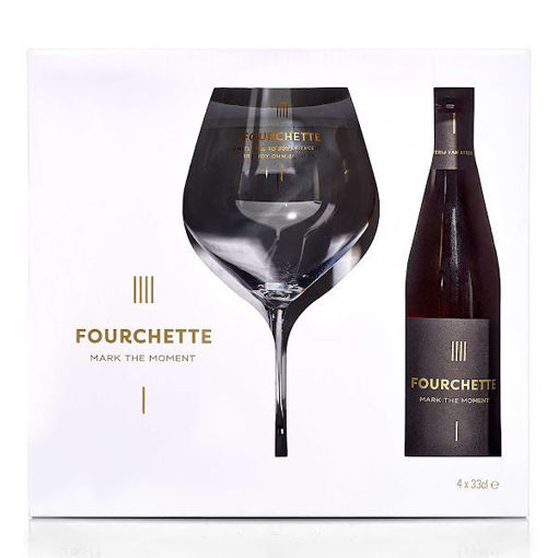Afbeeldingen van FOURCHETTE GIFT 4X33CL + GLAS
