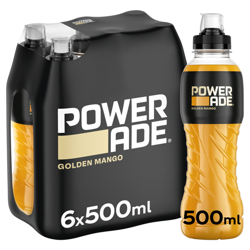 Afbeeldingen van POWERADE GOLDEN MANGO 6X50CL