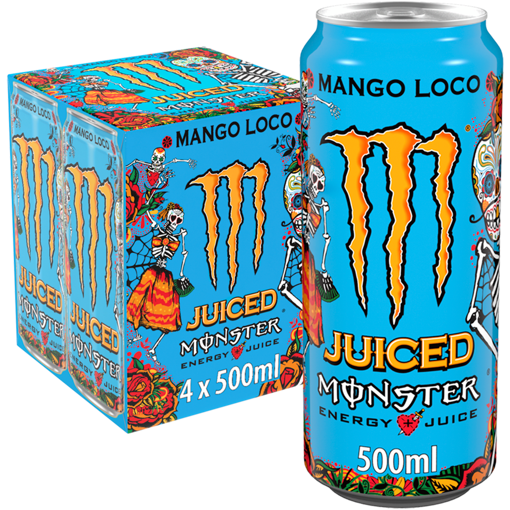 Afbeeldingen van MONSTER JUICED MANGO LOCO 4X50CL