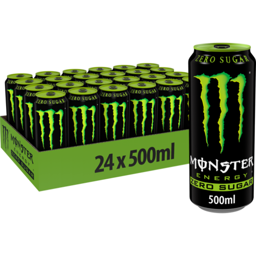 Afbeeldingen van MONSTER ENERGY ZERO SUGAR 24X50CL