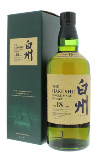 Afbeeldingen van HAKUSHU SINGLE MALT 18Y 43° 70CL