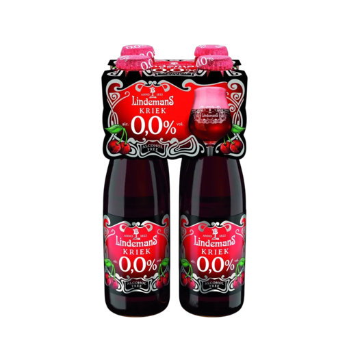 Afbeeldingen van LINDEMANS KRIEK 0° 4X25CL