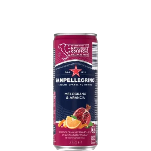 Afbeeldingen van SAN PELLEGRINO MELOGRANO & ARANCIA 24X33CL