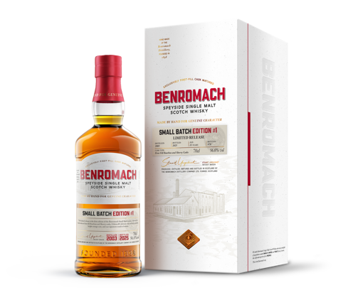 Afbeeldingen van BENROMACH SMALL BATCH#1 56° 70CL