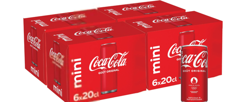 Afbeeldingen van COCA COLA MINI BLIK 6X4X20CL